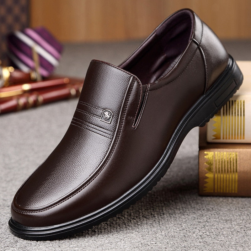 Mocassins pour homme en cuir véritable