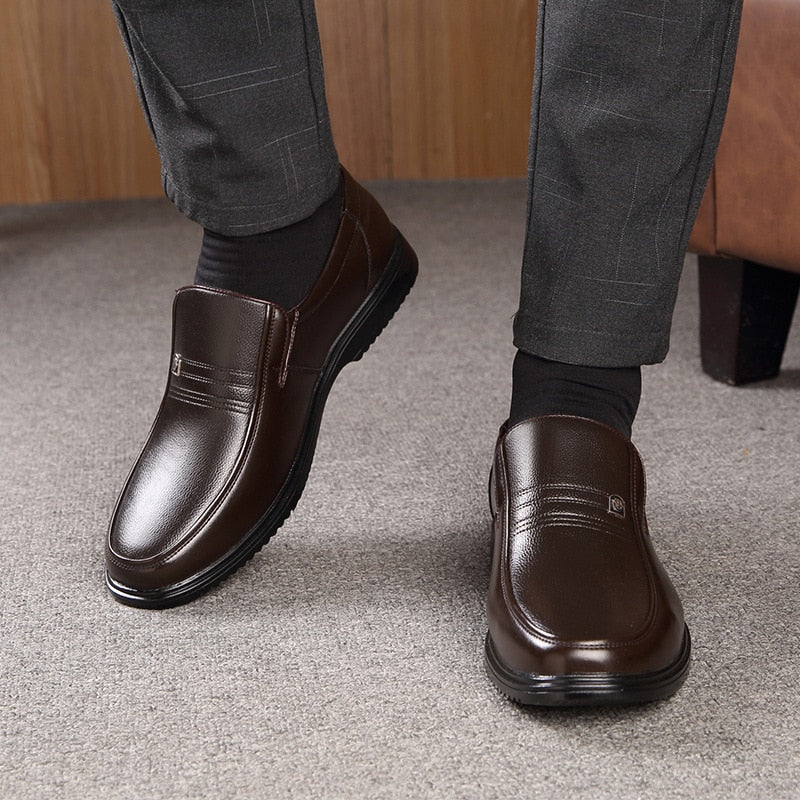 Mocassins pour homme en cuir véritable