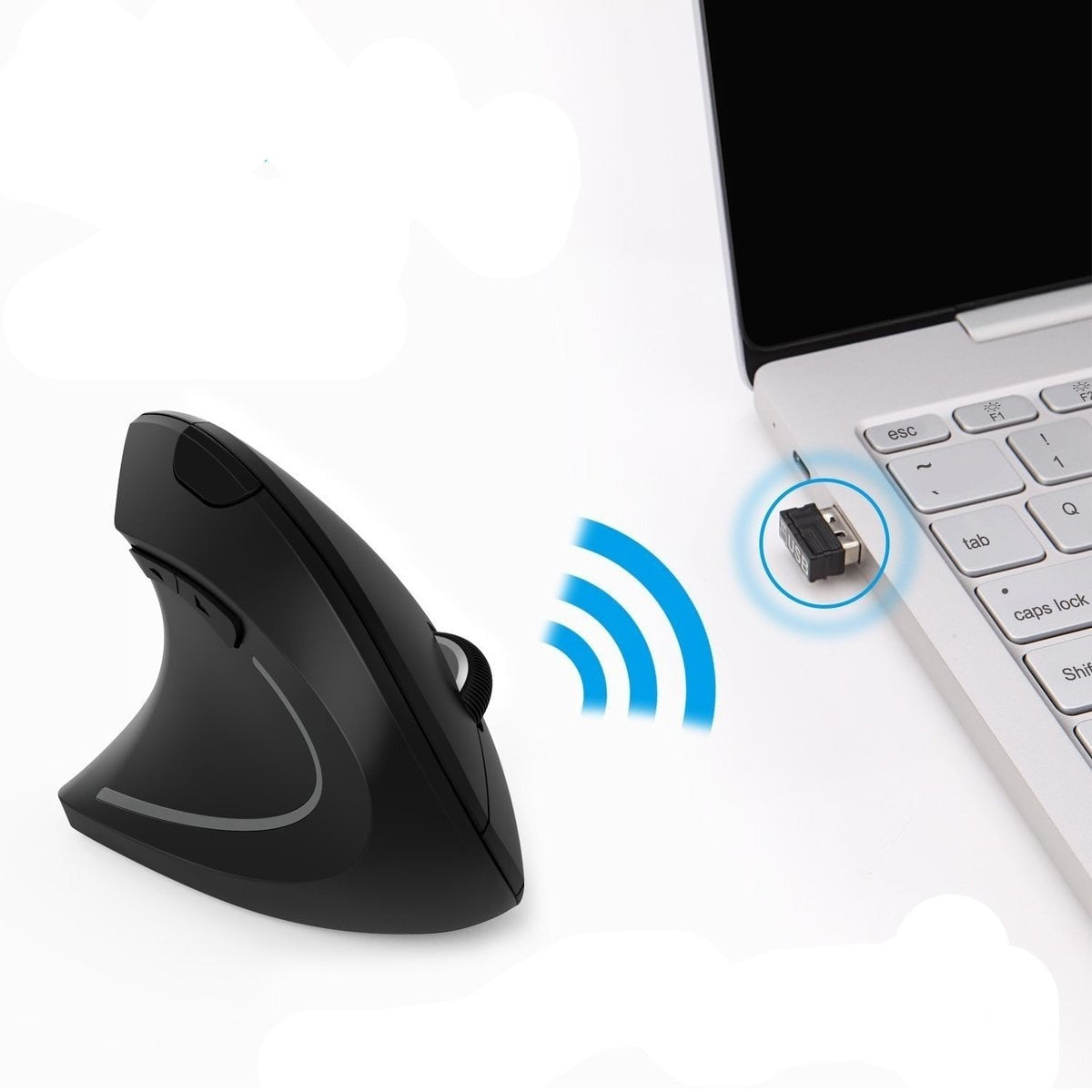 Souris ergonomique verticale sans fil