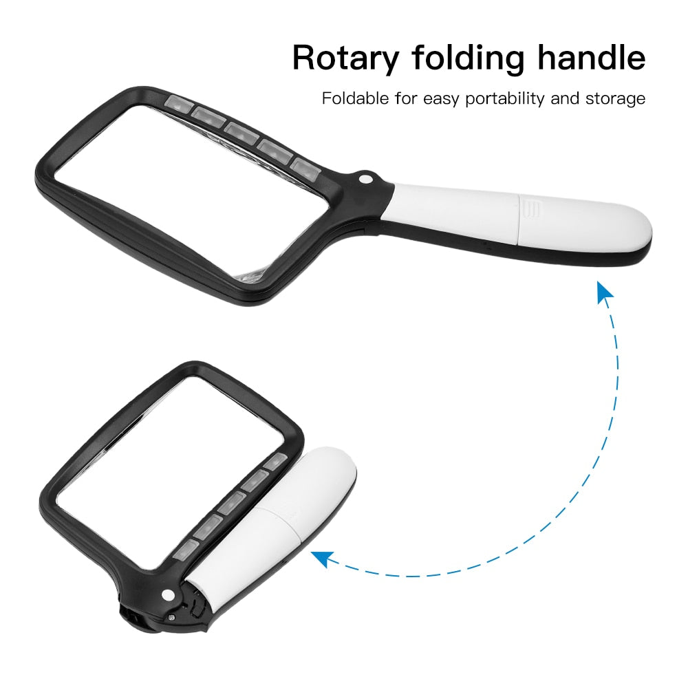 Loupe de lecture avec éclairage LED