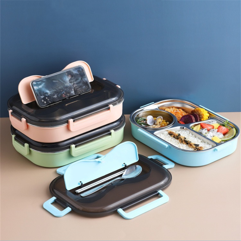 LunchBOX pratique en acier inoxydable