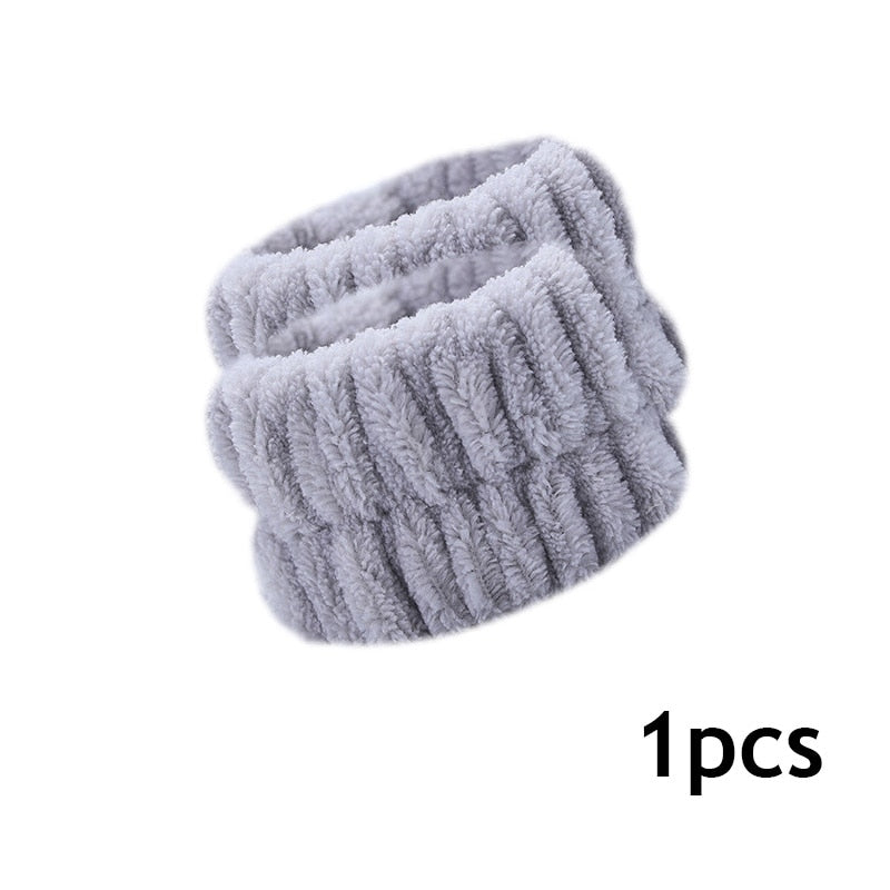 2x Bracelet de poignet en microfibre absorbante