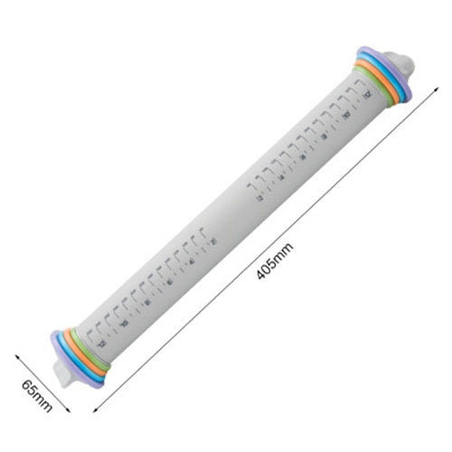 Rouleau à pâtisserie en silicone réglable