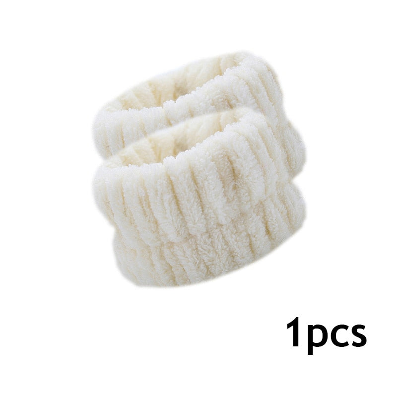 2x Bracelet de poignet en microfibre absorbante