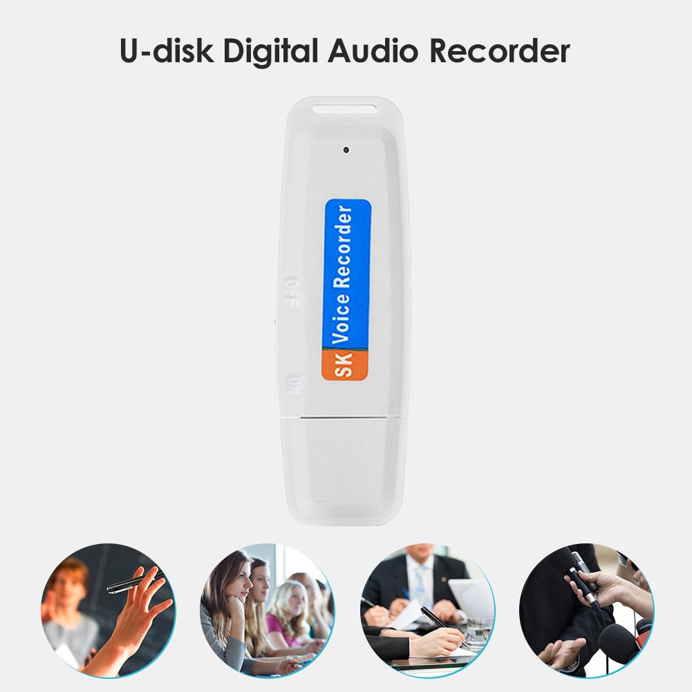 Enregistreur vocal USB + Carte SD 8GB OFFERTE