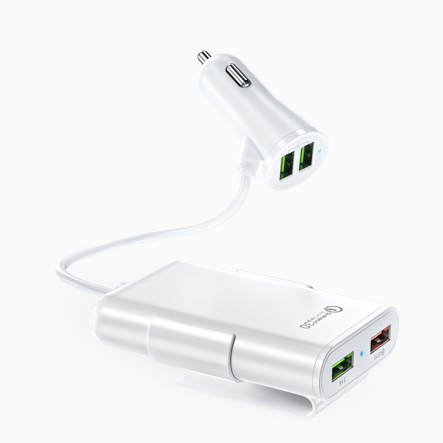 Chargeur rapide 4 ports USB pour voiture